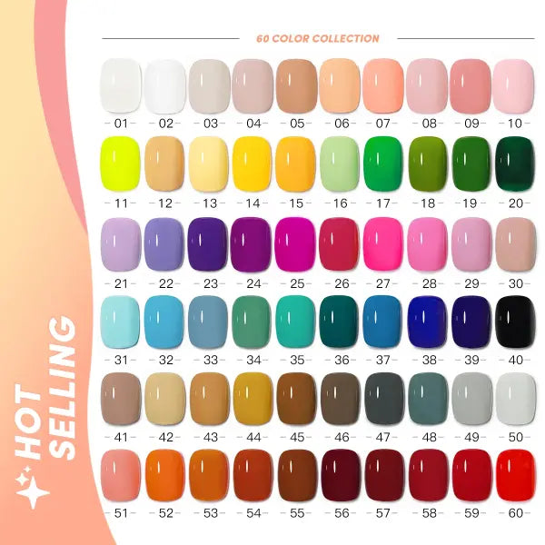 Mxsi 15ml Gel Nail Polish - Professional UV/LED Soak Off Nail Art Varnish & Top Coat