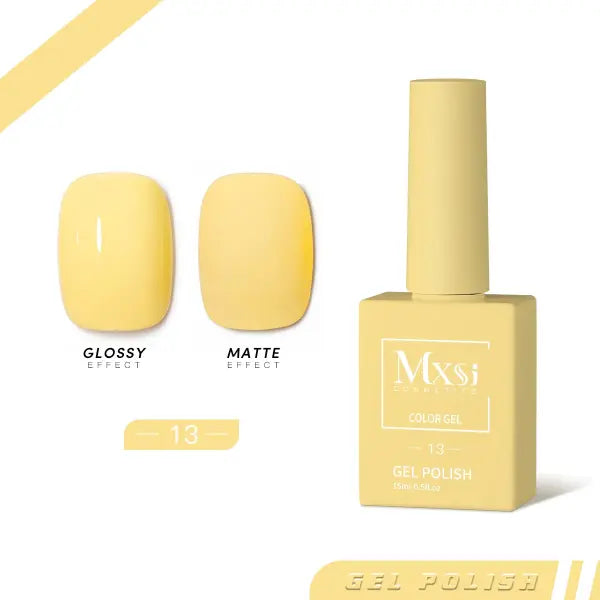 Mxsi 15ml Gel Nail Polish - Professional UV/LED Soak Off Nail Art Varnish & Top Coat - Mxsi 13 / CHINA