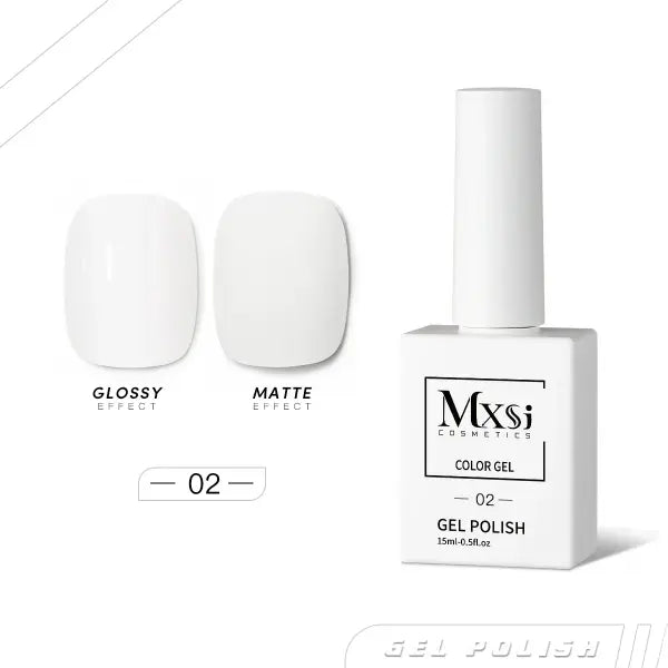 Mxsi 15ml Gel Nail Polish - Professional UV/LED Soak Off Nail Art Varnish & Top Coat - Mxsi 2 / CHINA