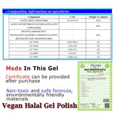Mxsi 15ml Gel Nail Polish - Professional UV/LED Soak Off Nail Art Varnish & Top Coat