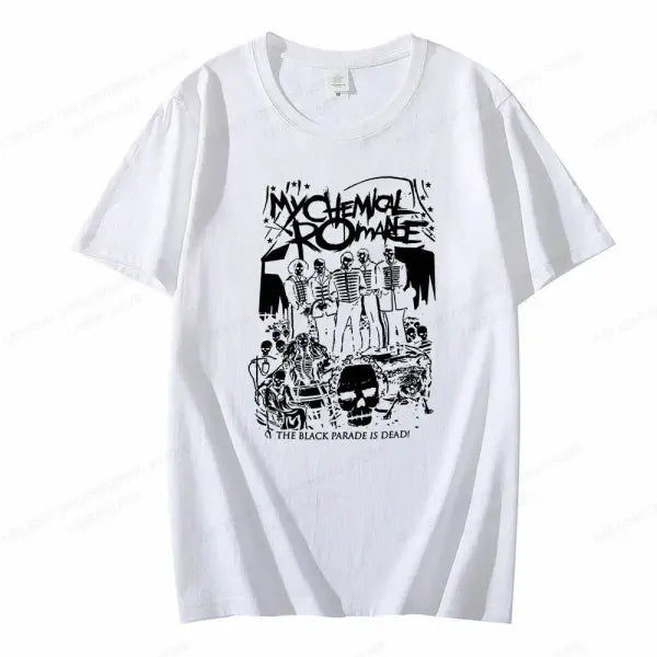 My Chemical Romance T Shirt women Fashion T-shirts cool Hip Hop men Tshirt casiual Summer Vintage Anime unisex Top Tee