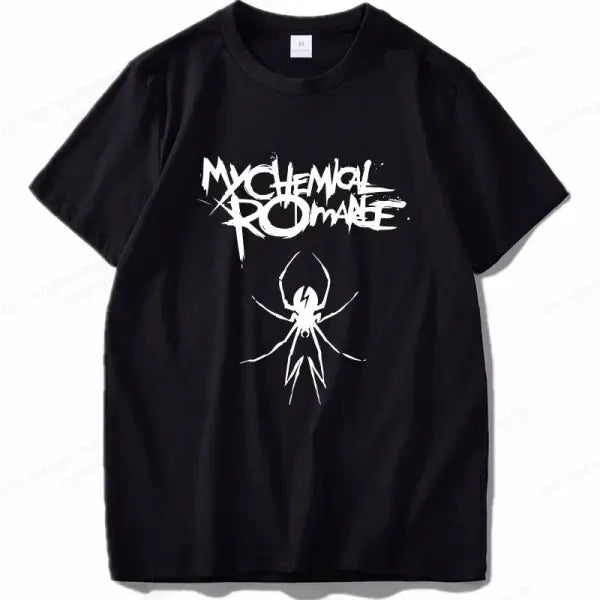 My Chemical Romance T Shirt women Fashion T-shirts cool Hip Hop men Tshirt casiual Summer Vintage Anime unisex Top Tee