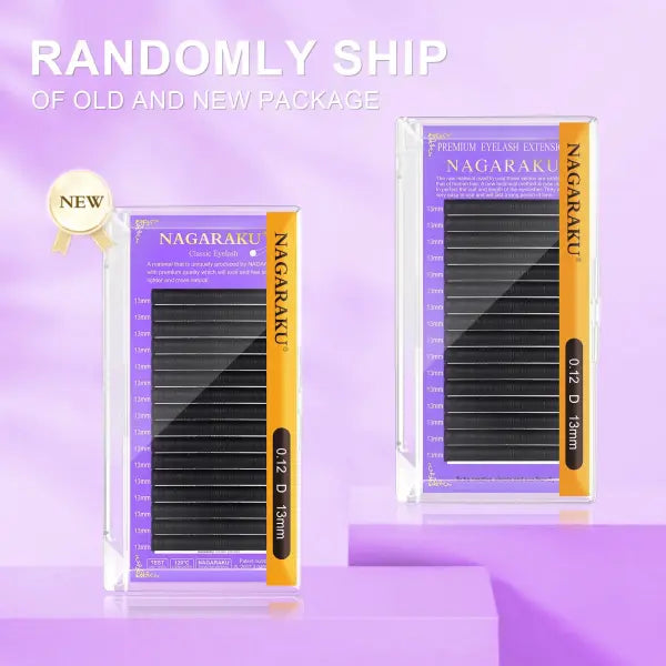 16Rows Classic Individual Eyelash Extension Lashes Matte Black Professional Soft Natural