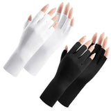 Nail Art UV Protection Gloves Fabric One Size Skin Safety Tool