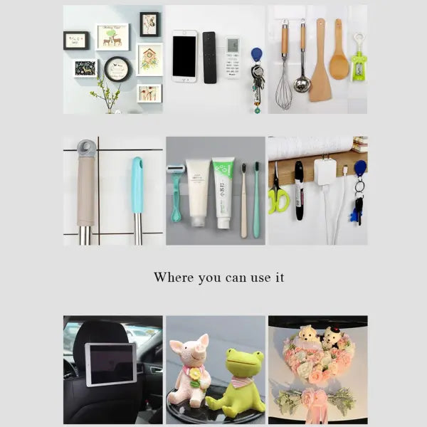 Nano Tape Waterproof Wall Stickers Traceless Removable Kitchen Bathroom Accessories Home Decor Transparent Double Sided