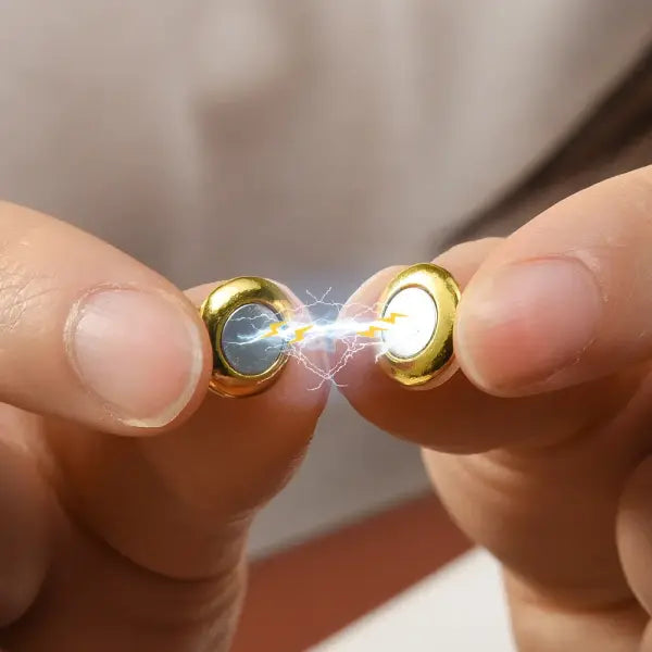 Natural Opal Magnetic Earrings Healthcare Weight Loss Slimming Non Piercing Ear Clip Earrings Stimulating Acupoints