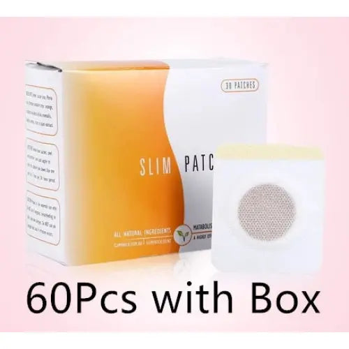 Navel Belly Button Patch Slimming Patch Abdomen Magnetic Detox Sticker - 60Pcs with Box