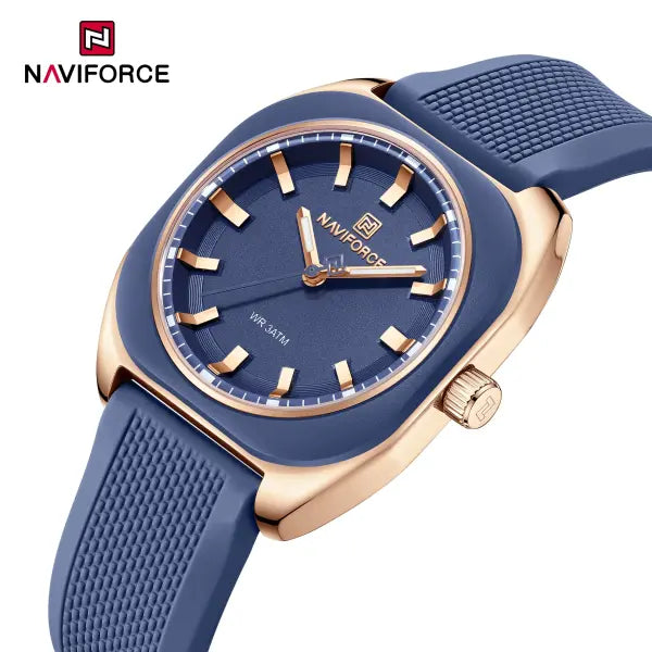 Polygon quartz silicone watch for daily elegance - RGBEBE-