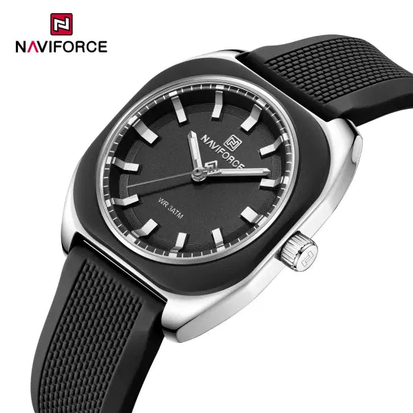 Polygon quartz silicone watch for daily elegance - SBB-