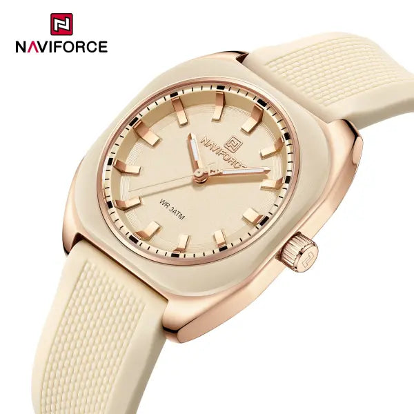 Polygon quartz silicone watch for daily elegance - RGBGBG-
