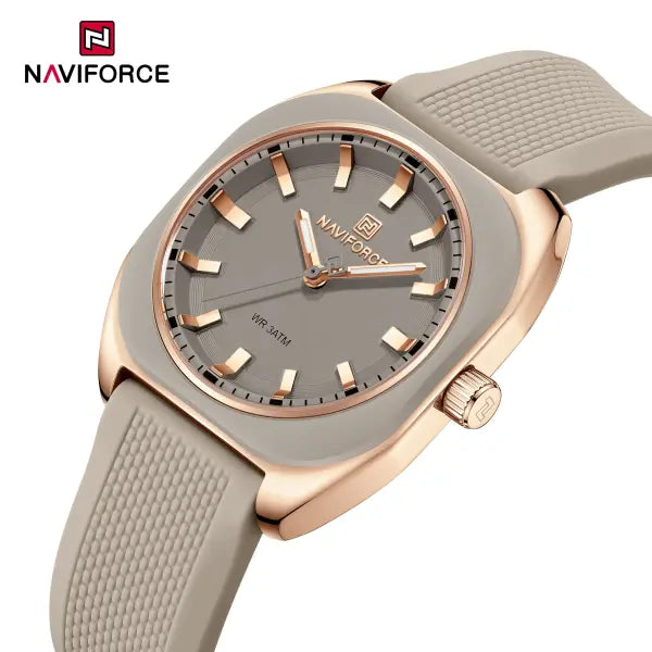 Polygon quartz silicone watch for daily elegance - RGGYGY-