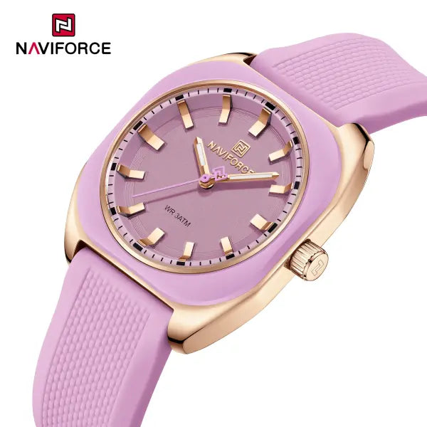Polygon quartz silicone watch for daily elegance - RGPEPE-