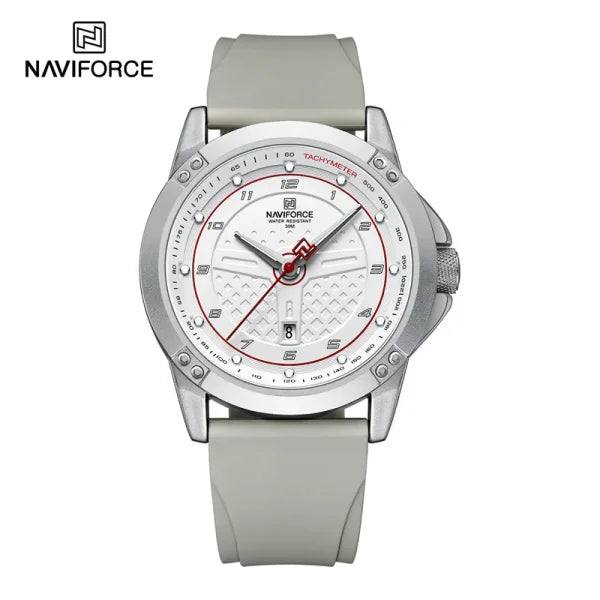 NAVIFORCE Men’s Casual Quartz Watch – Waterproof Sport Wristwatch with Luminous Dial & Silicone Strap - Himpall