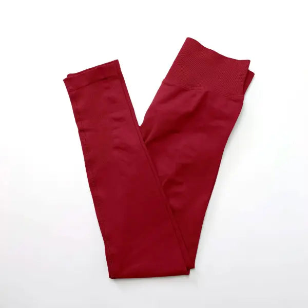 NCLAGEN Impact Leggings Women Seamless Sports Yoga Pants Low Ribbed Band Gym clothes Fitness Workout wear Scrunch Bum