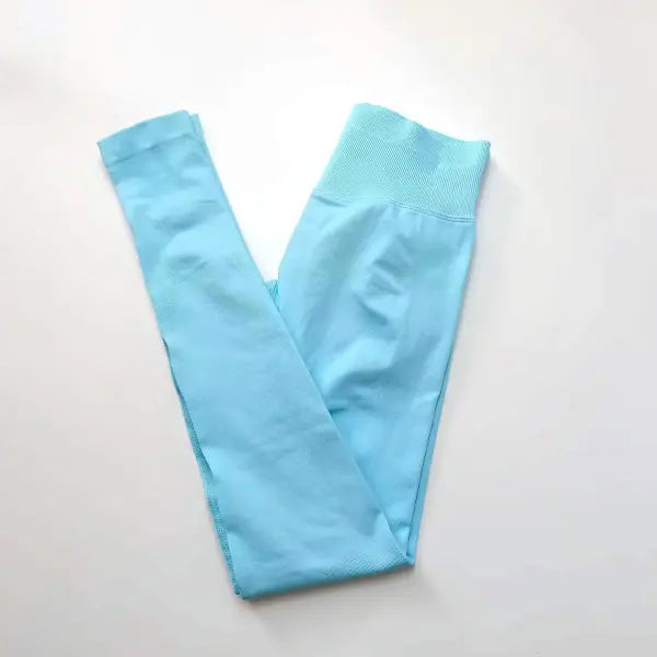 Women’s Seamless Impact Leggings - Scrunch Bum Booty Lifting Yoga Pants with Low Ribbed Waistband for Gym & Fitness