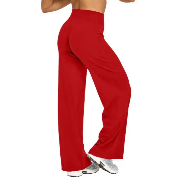 Women’s Ultra Soft Straight Leg Yoga Pants - Buttery Naked Feel Mid-Waist Gym Trousers for Pilates Running & Office