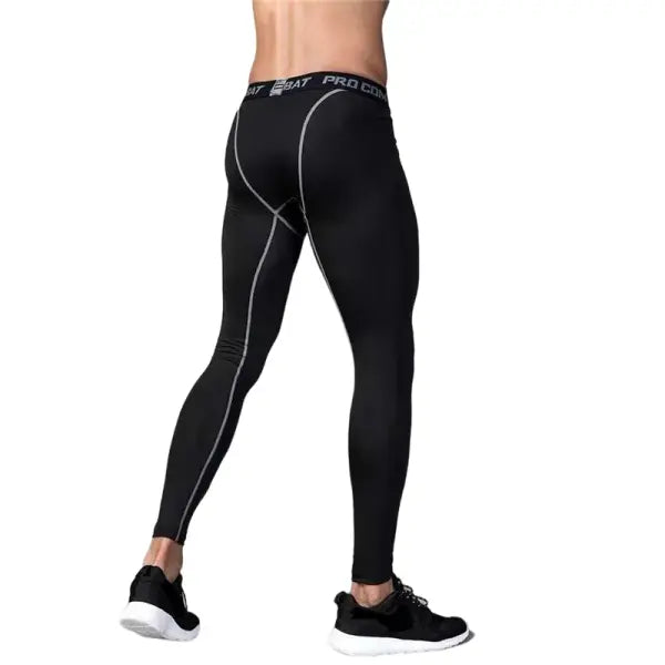 Fleece thermal compression tights set for winter fitness sports