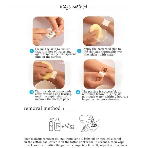 New 20pcs/set Cartoon Kpop Demon Hunters Rumi Kang Temporary Tattoo Sticker Rumi Tattoo Sticker Demonizing For Party