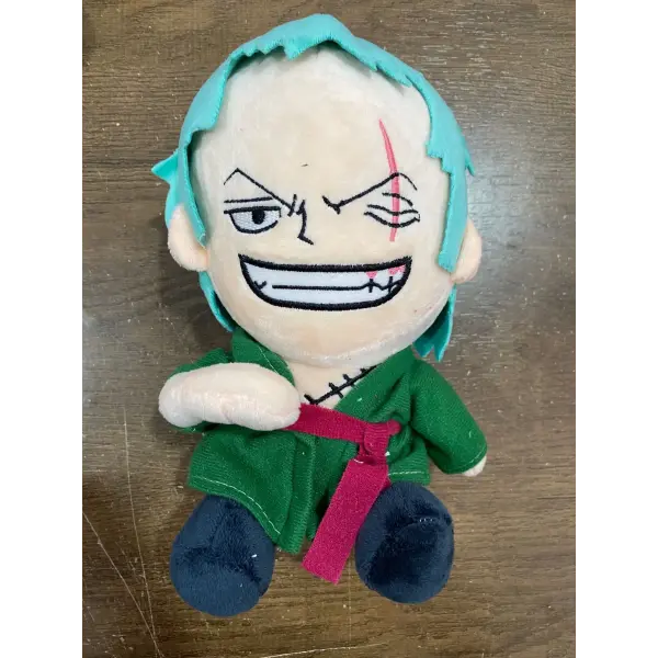 NEW 25cm One Piece Anime Figure Zoro Luffy Chopper Plush Toys Cute Cartoon Plushie Stuffed Dolls Pendant Kids Xmas