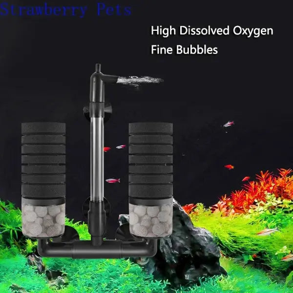New Biochemical Sponge Filter: Air-Driven Bio-Foam Skimmer & Filter for Fish Tanks