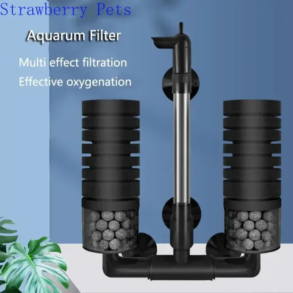 New Aquarium Filter for Aquarium Fish Tank Air Pump Skimmer Biochemical Sponge Filter Aquarium Bio Filters Filtro
