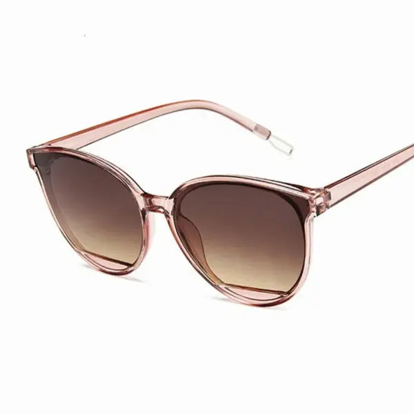 Vintage Metal Fashion Sunglasses UV400 Protection - 7 Brown / As Picture