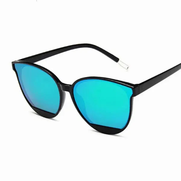 Vintage Metal Fashion Sunglasses UV400 Protection - 1 Black Green / As Picture