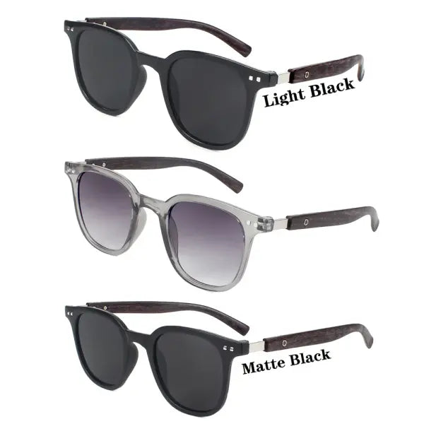 Unisex Vintage PC Frame Sunglasses Classic Mirror Lens Eyewear - YJW23072502-123 / MULTI