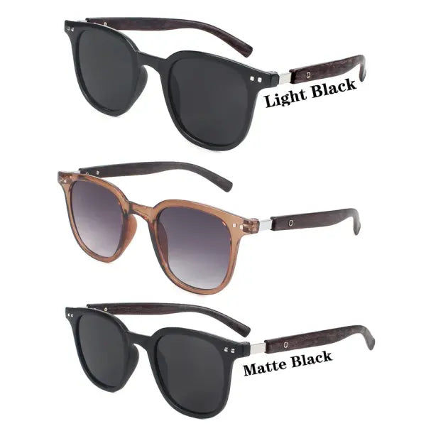 Unisex Vintage PC Frame Sunglasses Classic Mirror Lens Eyewear - YJW23072502-124 / MULTI