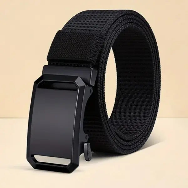 New Automatic Buckle Belt Canvas Tactical Workwear Casual Outdoor Military Training Pants Belt For Men