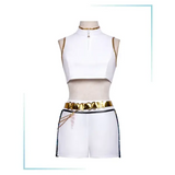 Women’s Black & Gold K-Pop Demon Hunters Cosplay Costume – Halloween Party Outfit