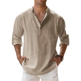 Cotton Linen Casual Shirts Four Seasons Breathable Everyday Wear