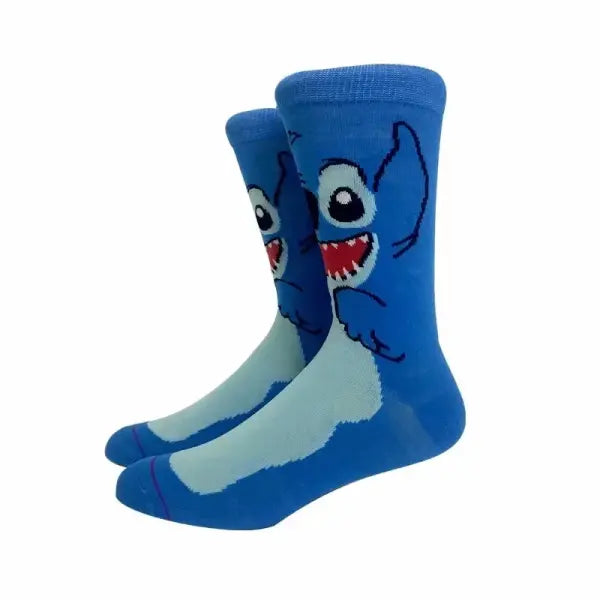 Socks high quality knit cotton Disney cartoon design long men - KF-151 / Size 36-45
