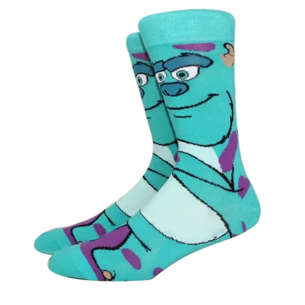 Socks high quality knit cotton Disney cartoon design long men