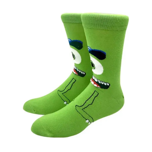 Socks high quality knit cotton Disney cartoon design long men - KF-25 / Size 36-45