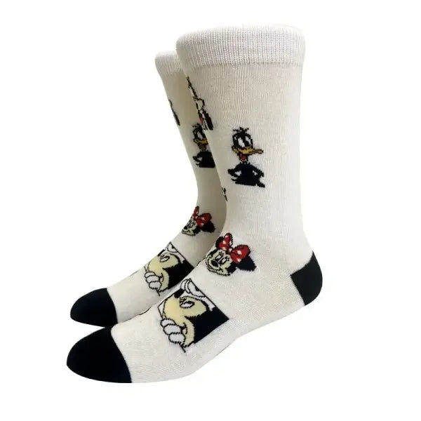 Socks high quality knit cotton Disney cartoon design long men - KF-24 / Size 36-45