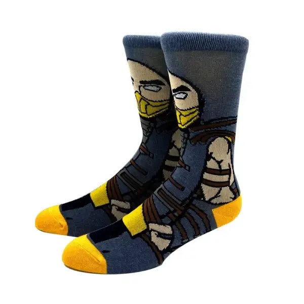 Socks high quality knit cotton Disney cartoon design long men - KF-6 / Size 36-45