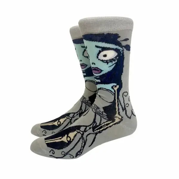 Socks high quality knit cotton Disney cartoon design long men - KF-13 / Size 36-45