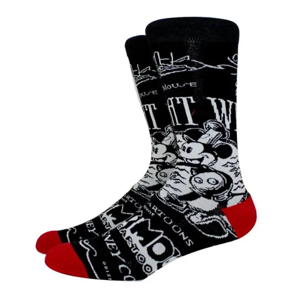 Socks high quality knit cotton Disney cartoon design long men - KF-168 / Size 36-45