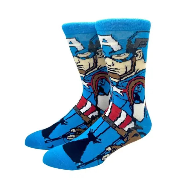 Socks high quality knit cotton Disney cartoon design long men - KF-159 / Size 36-45