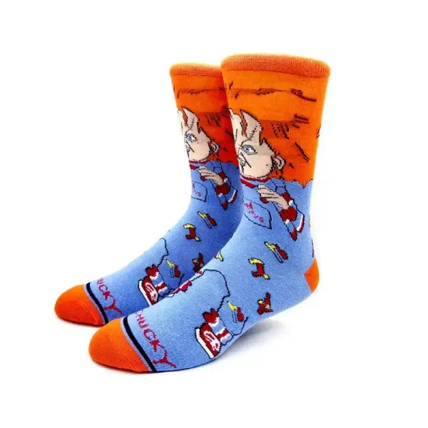 Socks high quality knit cotton Disney cartoon design long men - KF-36 / Size 36-45