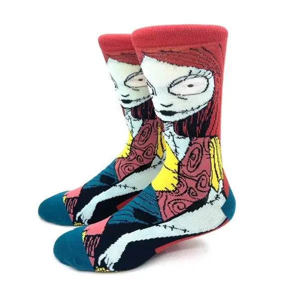 Socks high quality knit cotton Disney cartoon design long men - KF-33 / Size 36-45
