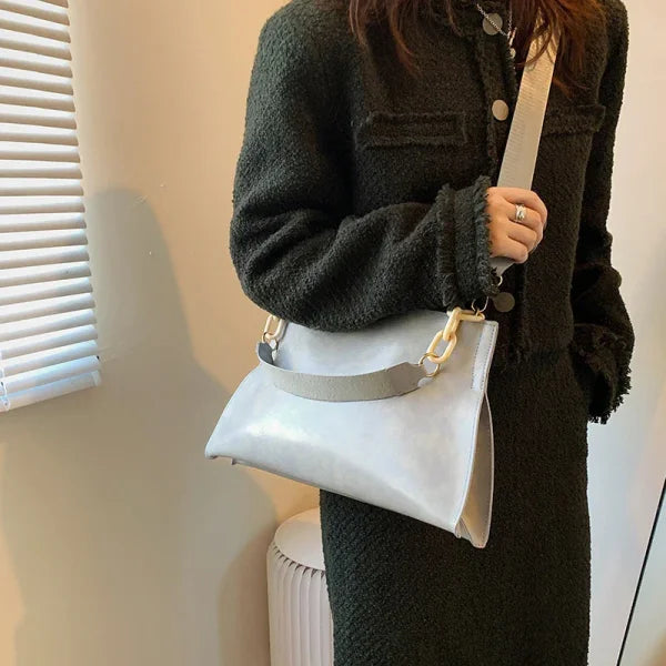 New Design Women's Handbag - Soft Synthetic Leather Crossbody Shoulder Bag with Large Capacity - Himpall