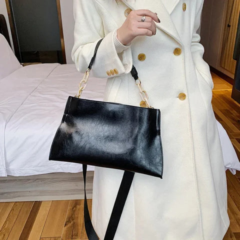 New Design Women's Handbag - Soft Synthetic Leather Crossbody Shoulder Bag with Large Capacity - Himpall