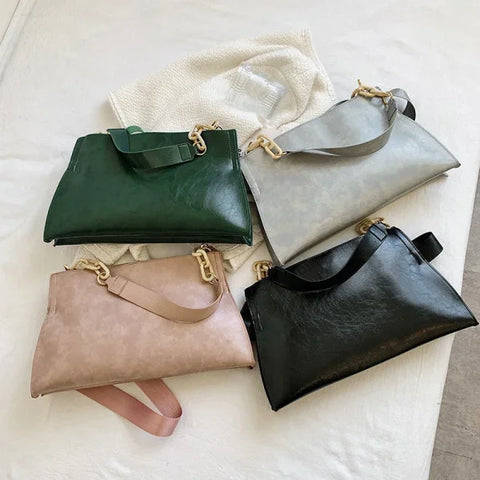 New Design Women's Handbag - Soft Synthetic Leather Crossbody Shoulder Bag with Large Capacity - Himpall