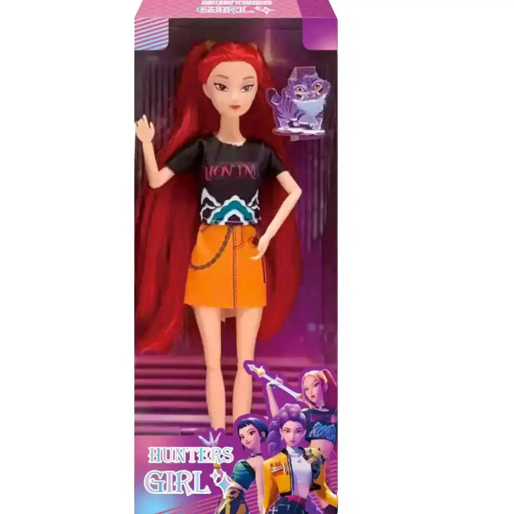 NEW Doll Toys Kpop Demon Hunters Action Figure Toy Rumi Mira Zoey Beautiful Princess Baby Girl Dolls Plastic DIY Toy