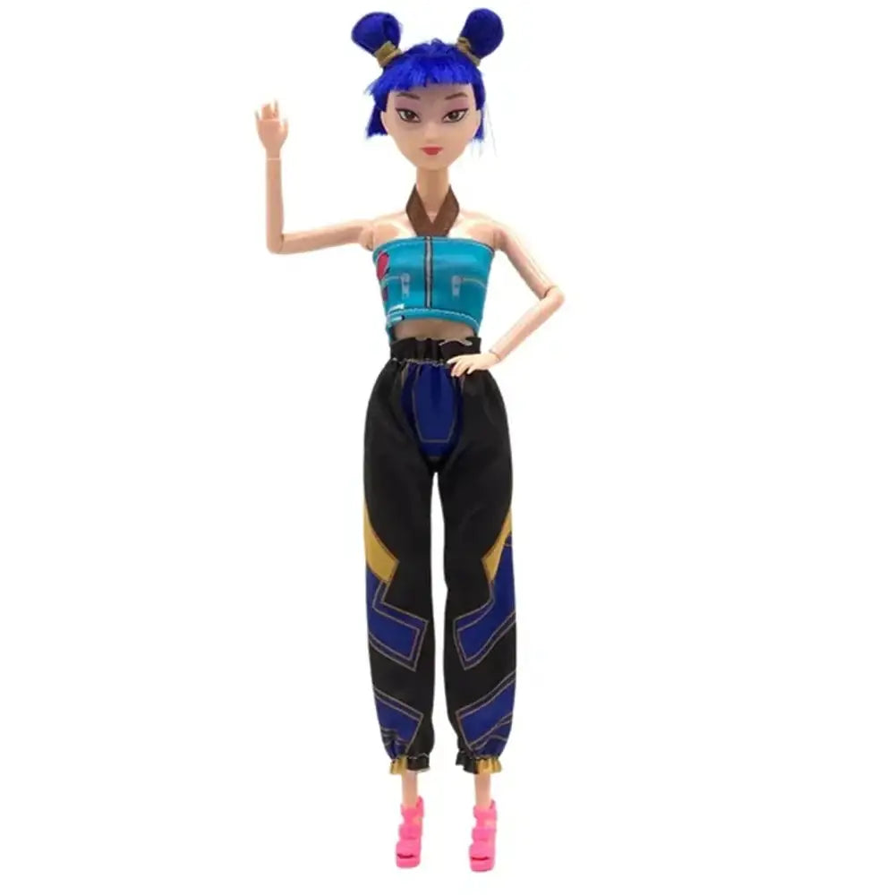 NEW Doll Toys Kpop Demon Hunters Action Figure Toy Rumi Mira Zoey Beautiful Princess Baby Girl Dolls Plastic DIY Toy