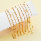 Women’s Heart & Butterfly Anklet Set – Bohemian Beaded Beach Retro Party Jewelry