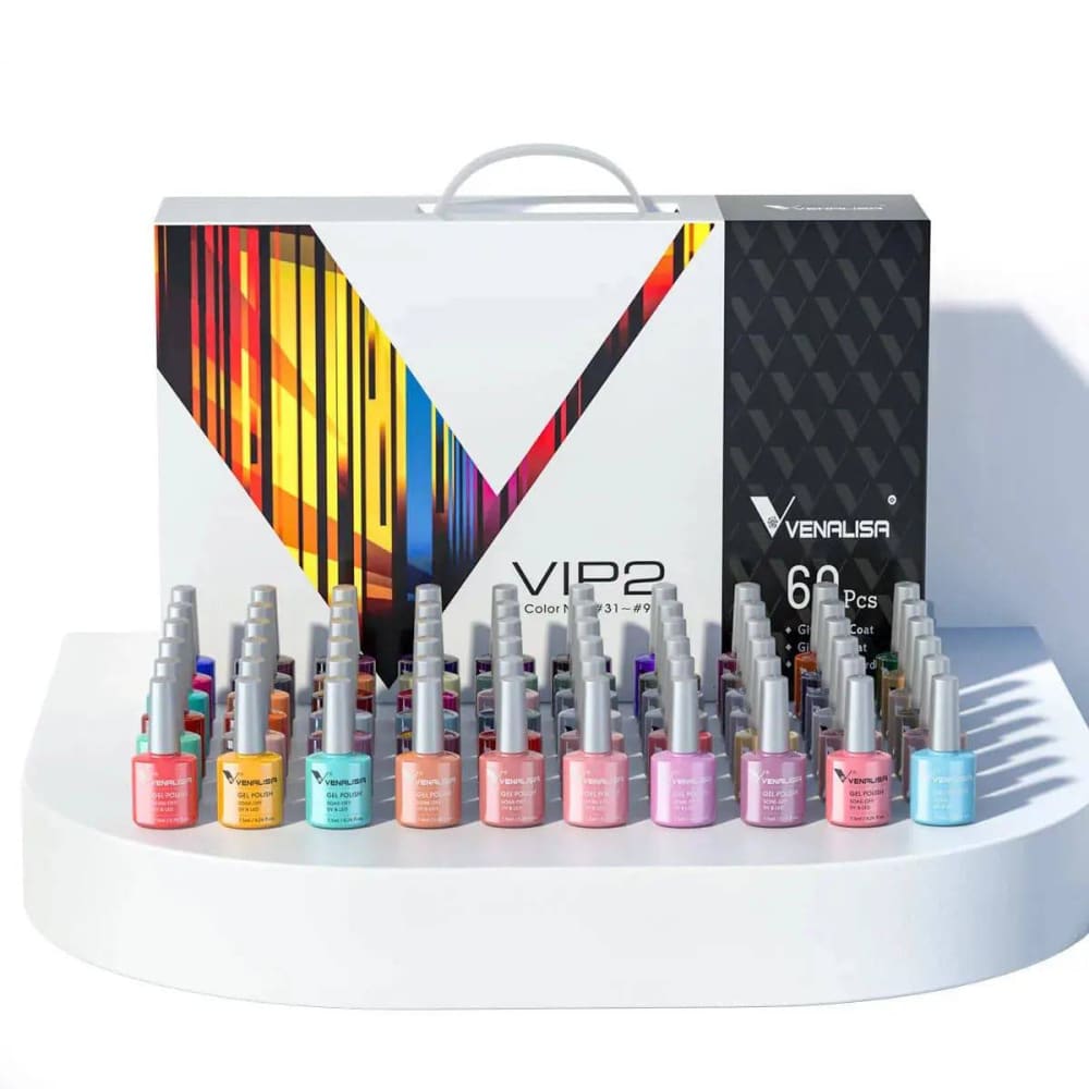 New Fashion Color Gel Polish Kit Nail Polish & Art Design Whole Set - (31-90) VIP2 KIT / france