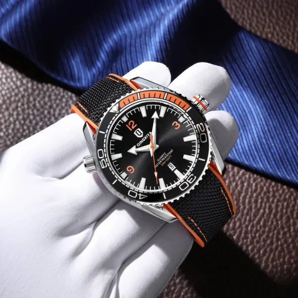 New Fashion Quartz Watch for Men – Sports Silicone Strap Waterproof Luminous - Himpall